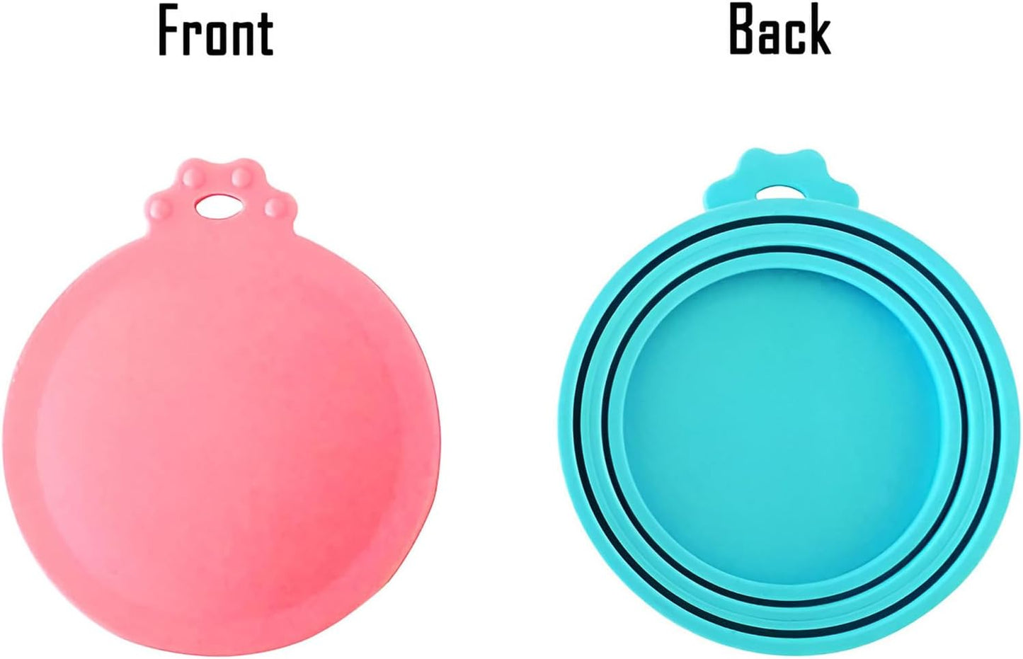 3 Pack Pet Can Covers/Cat Dog Food Can Lids/Universal BPA Free/Silicone Pet Food Can Lids Covers/Fits Most Standard Size Dog and Cat Can Tops for Pet Food Storage